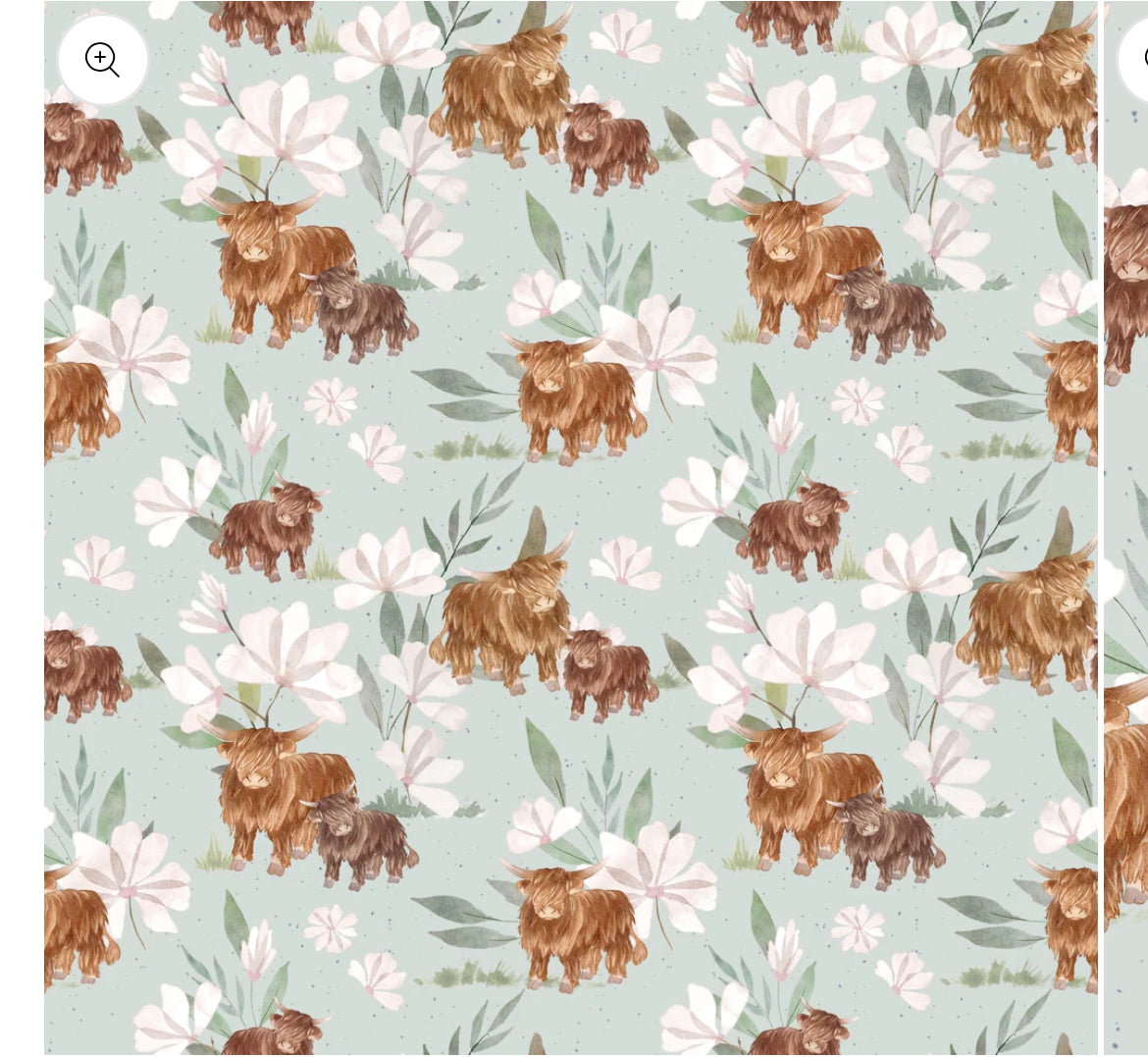 Bloomers romper-highland cows