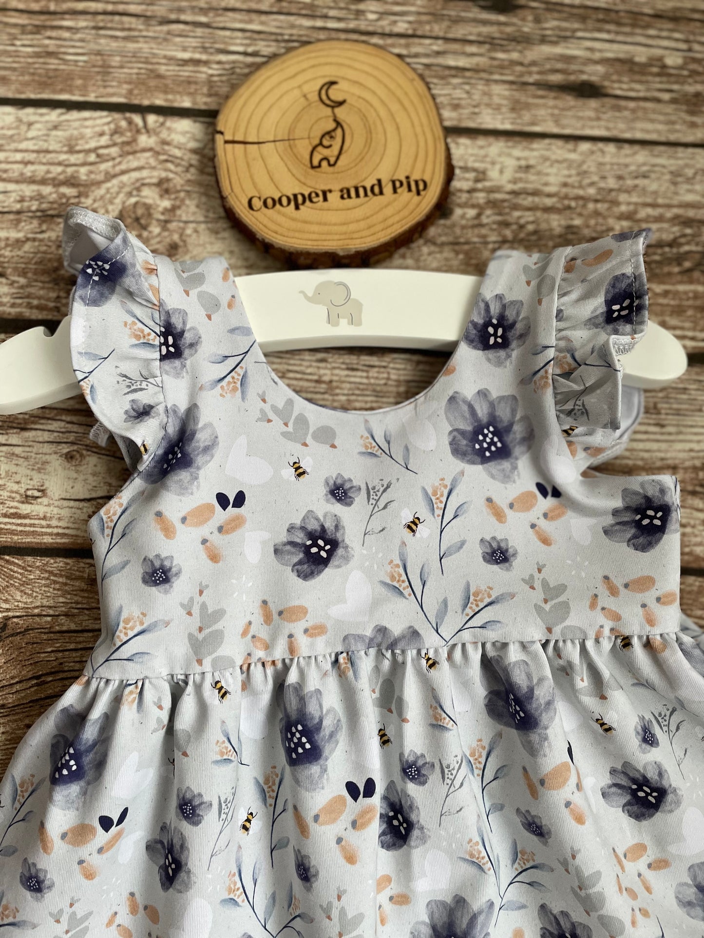 Gathered bubble rompers-tom