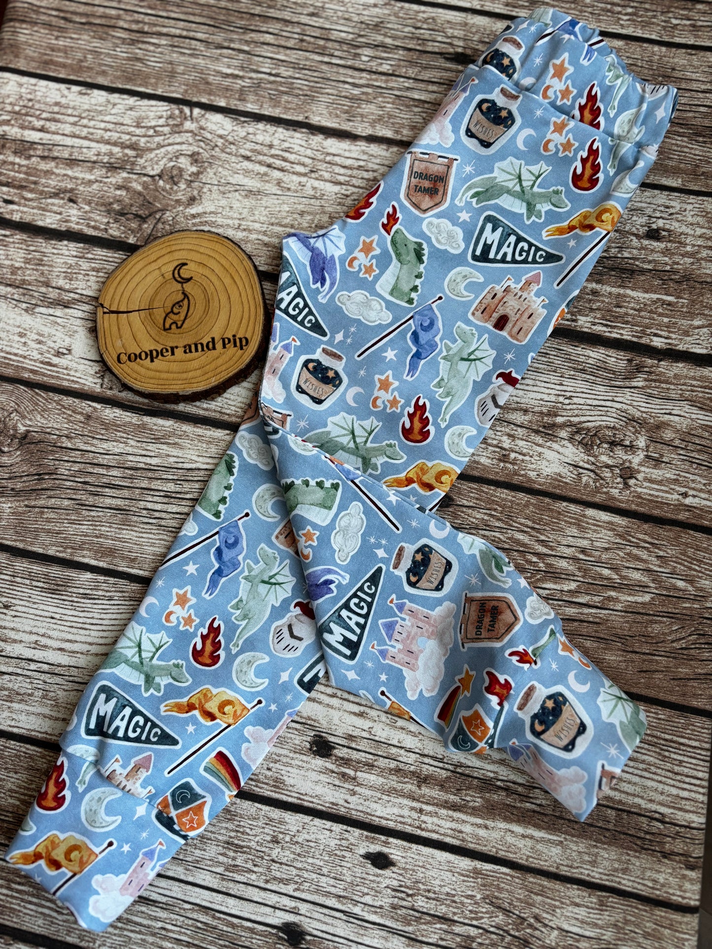 Leggings-daisies fields