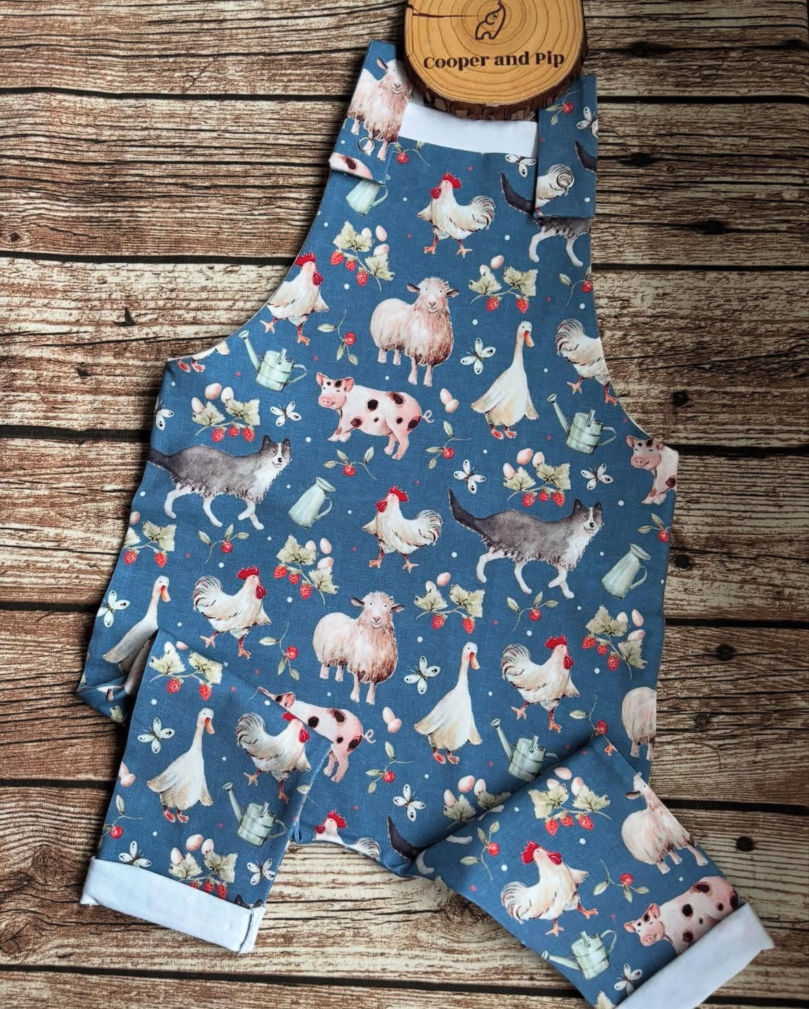 Dungarees-swans
