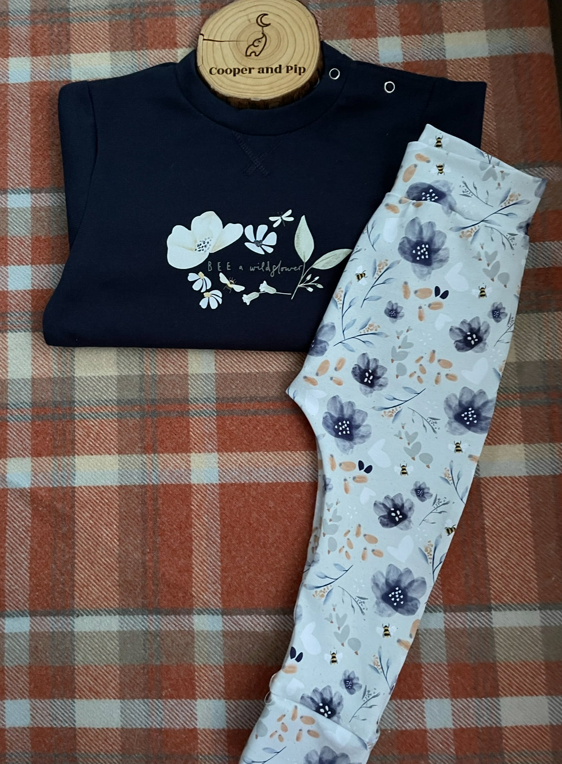 Leggings-carrot patch