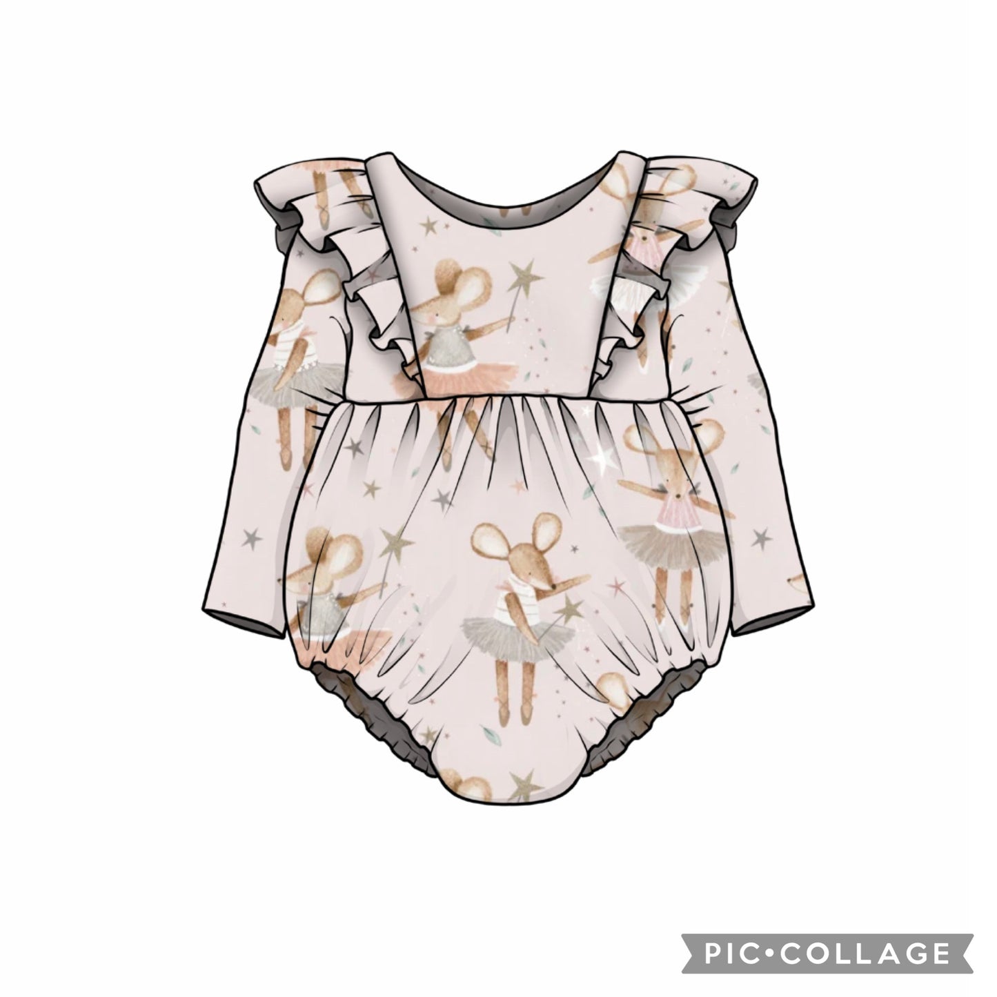 PRETTY BUBBLE ROMPER
