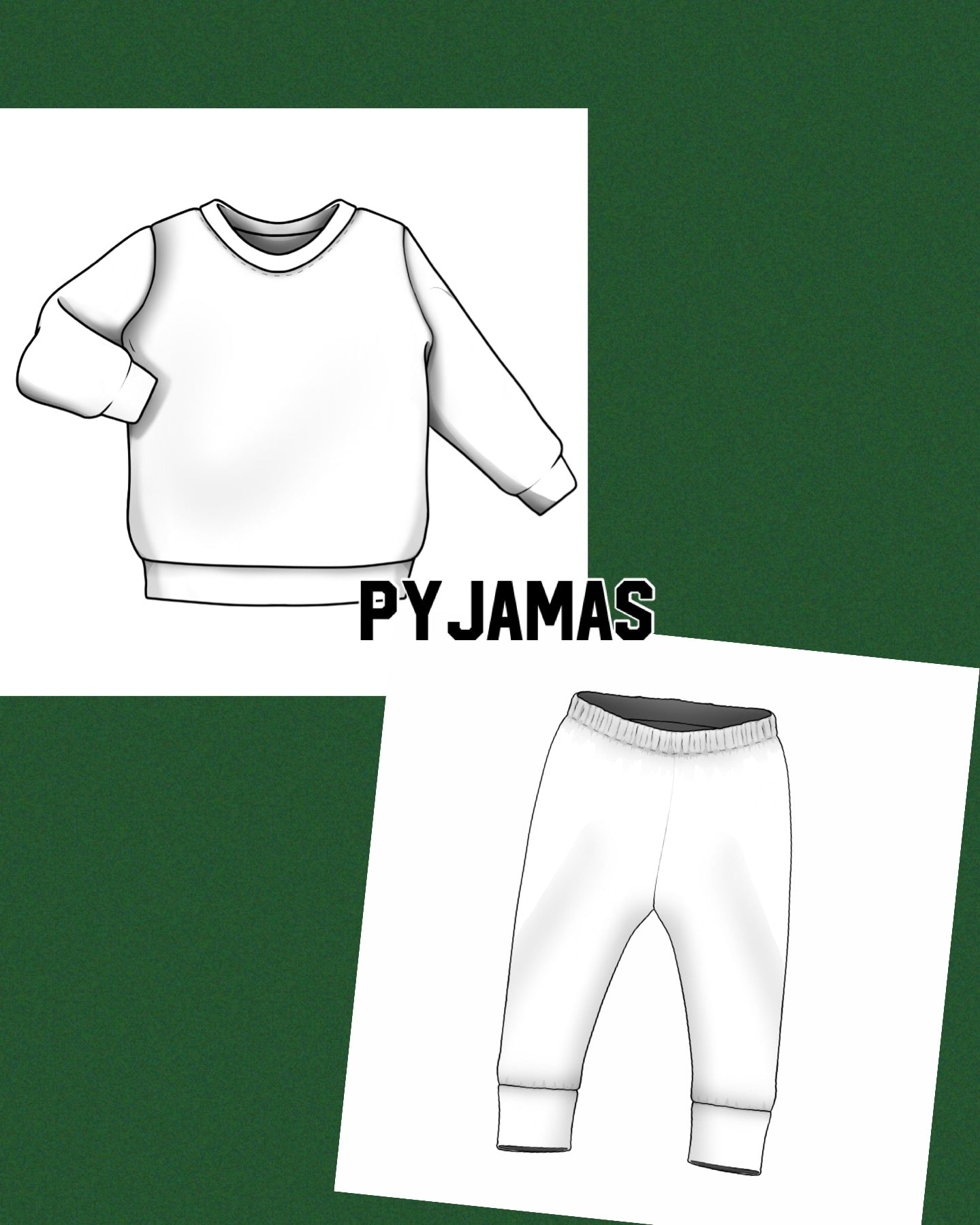 Pyjamas- spooky stickers