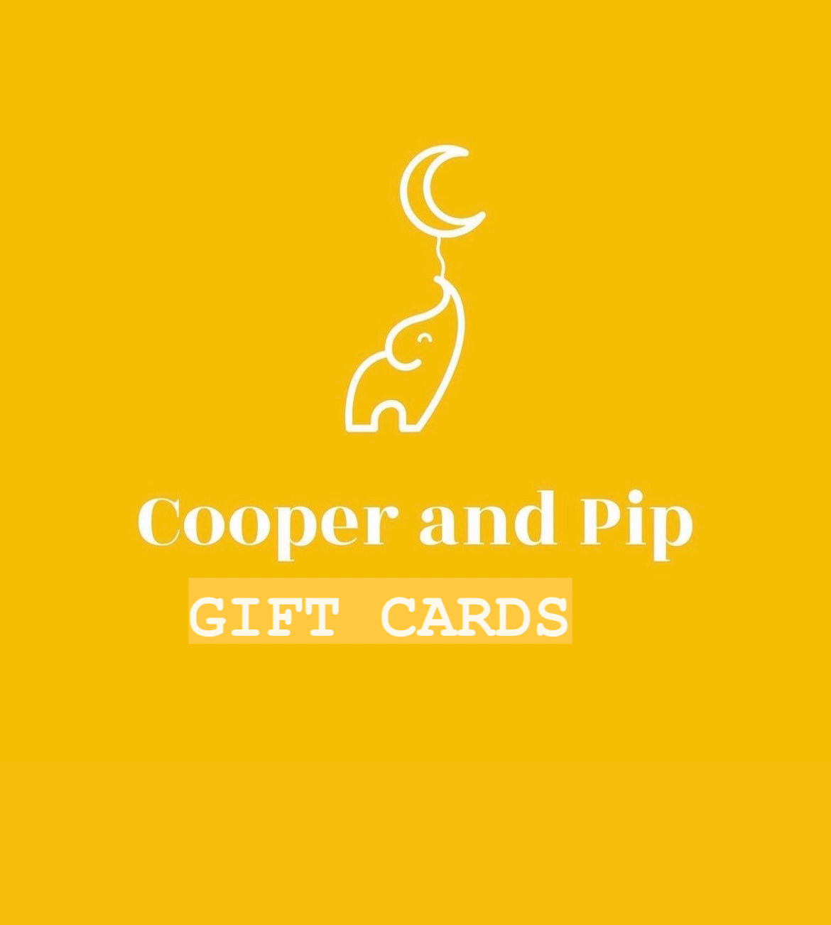 GIFT CARD - CHOOSE YOUR AMOUNT