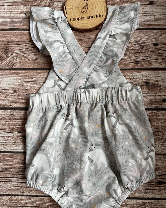 Bloomers romper-bows
