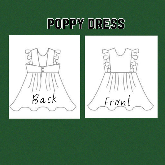 Poppy dress-pollination