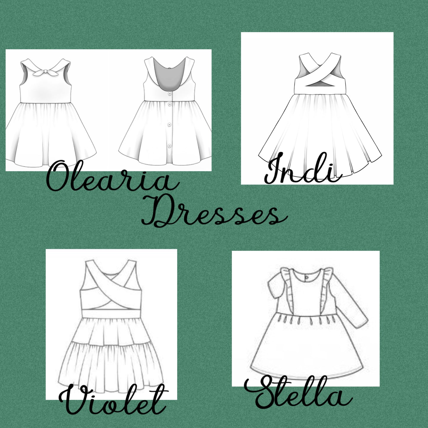 Dresses-mossy mushrooms