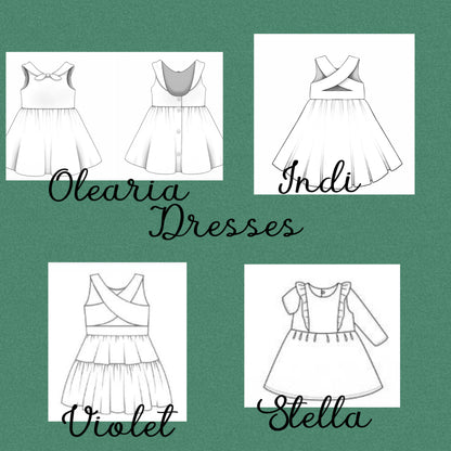 Dresses-mossy mushrooms
