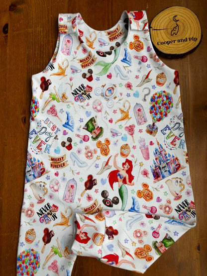 Rompers-fox floral