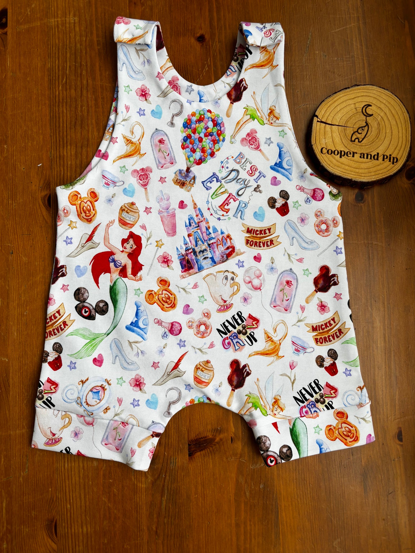 Rompers-fox floral