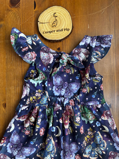 Daisy Napa Romper-autumn trees