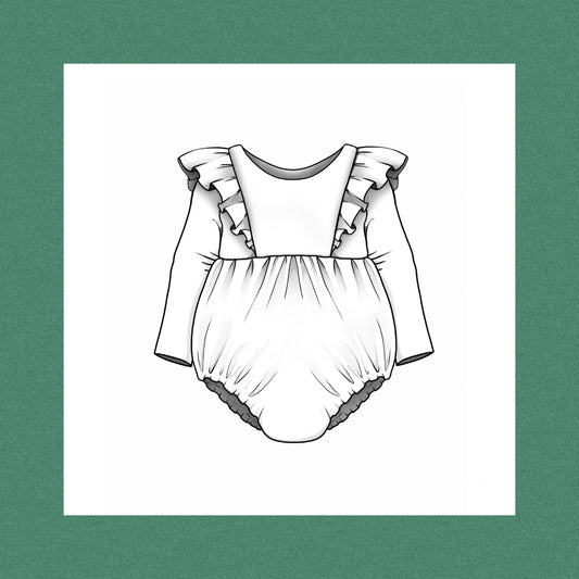 Mariposa romper-reindeer