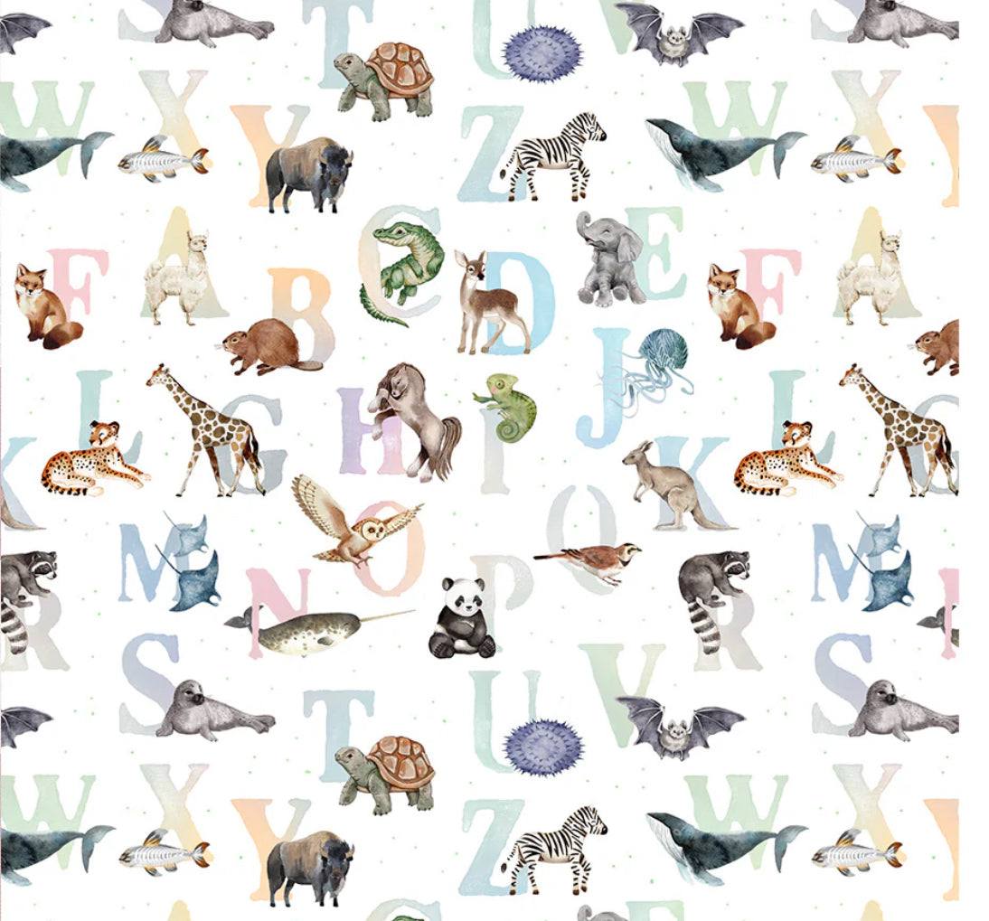 sleep suits-animal alphabet
