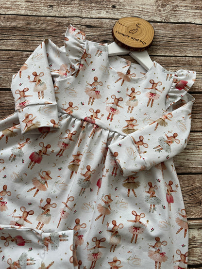 Long sleeve bubble romper-sage