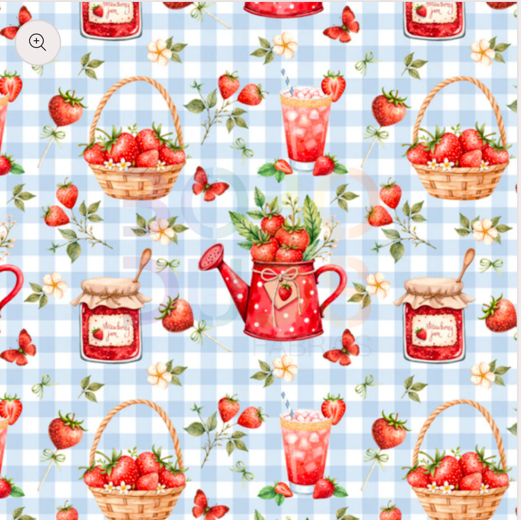 Cross back ruffles dungaree Printed corduroy