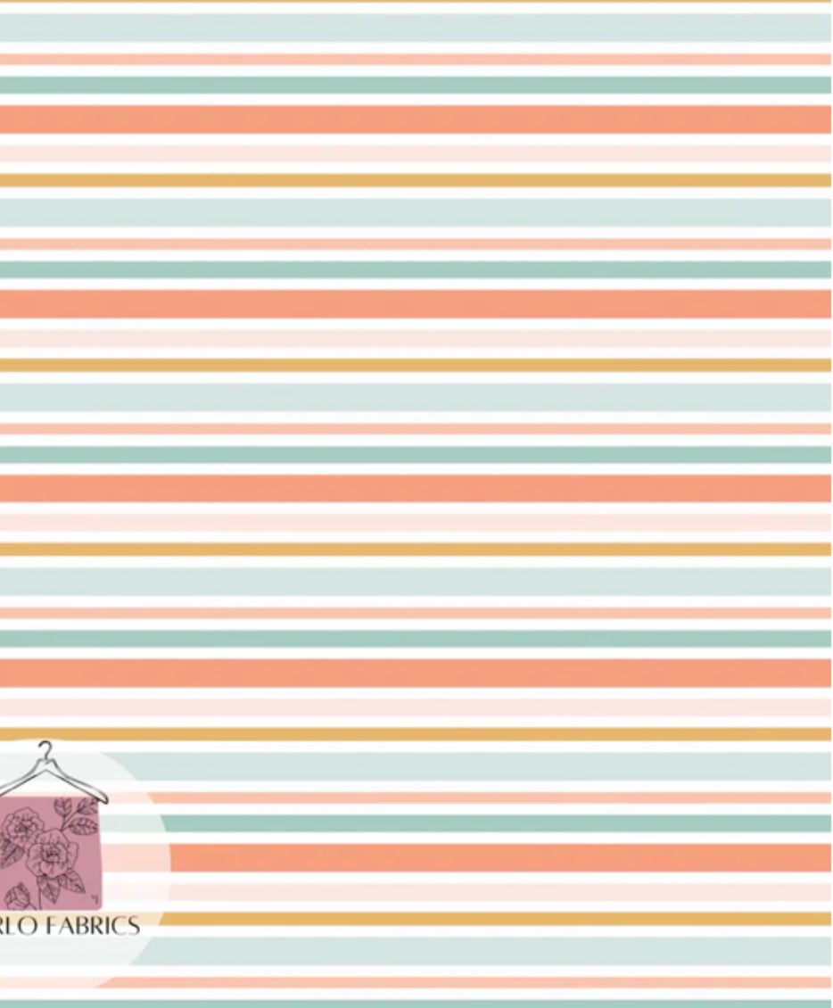 Dresses-coral stripes