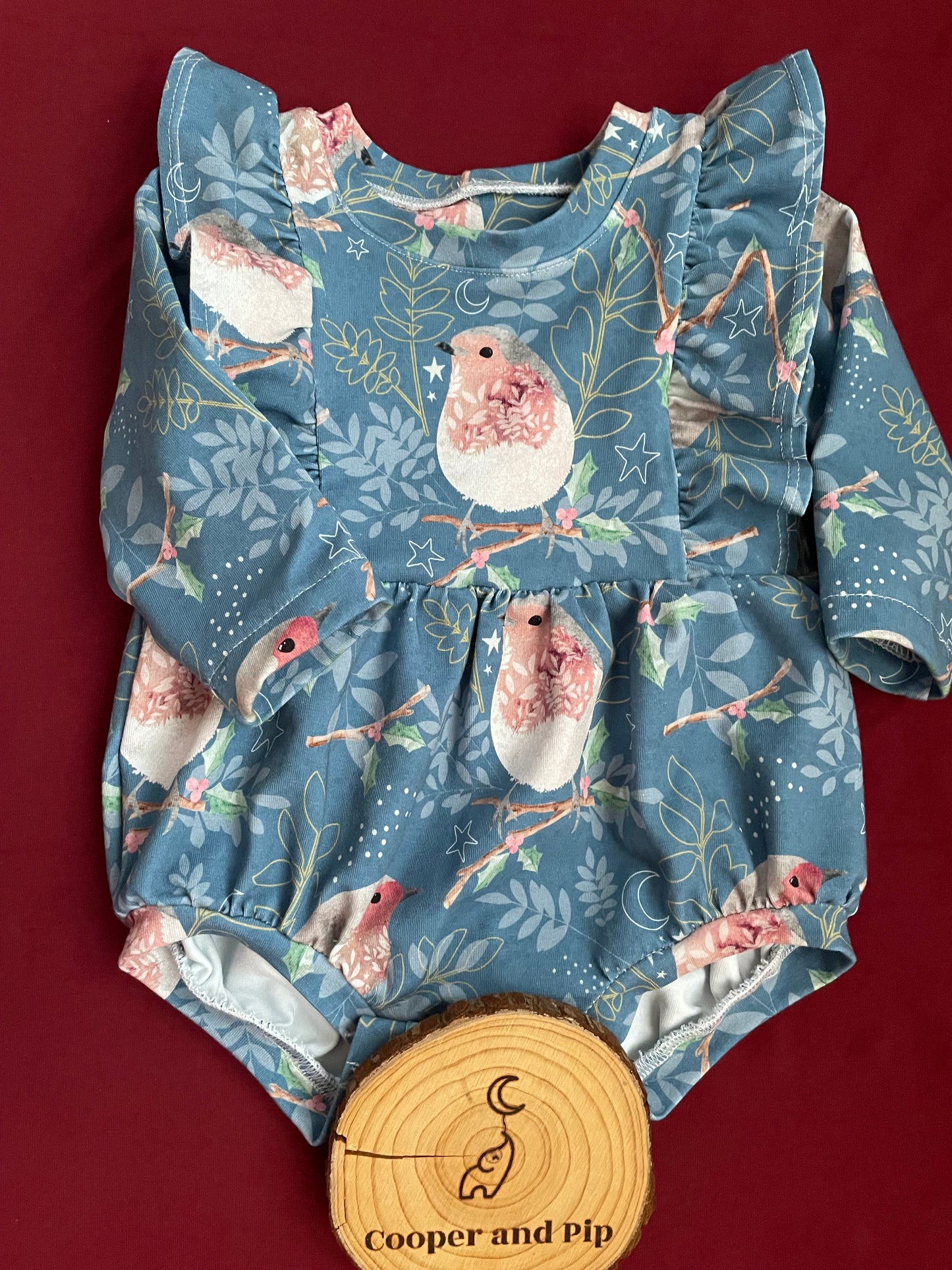 Gathered bubble romper-jubilant