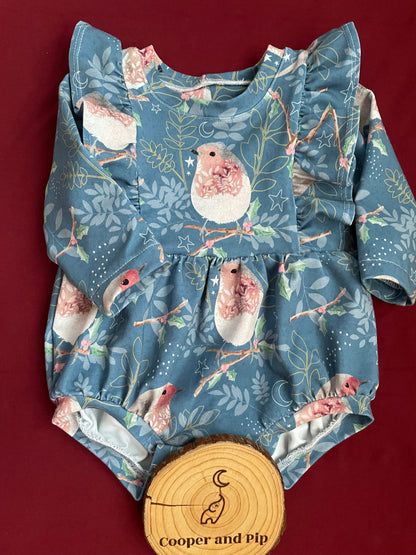 Gathered bubble romper-jubilant