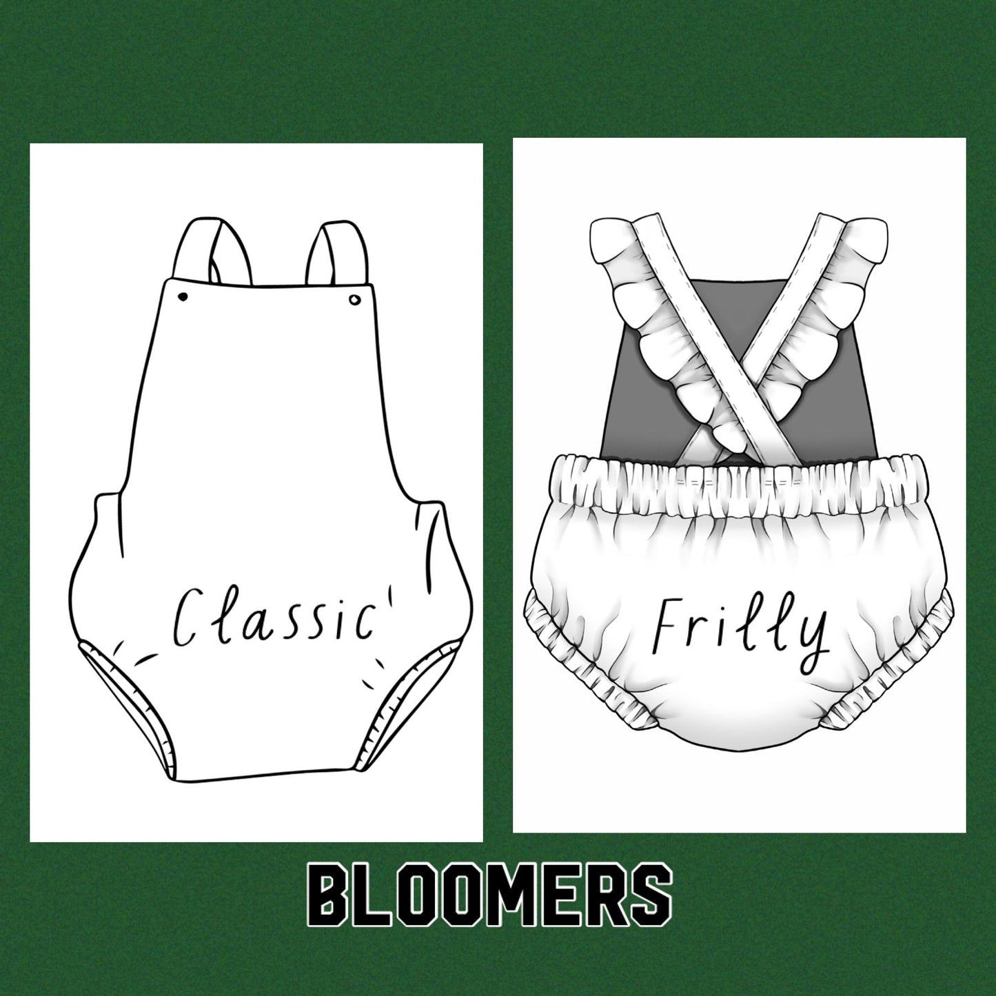 Bloomers romper-floral