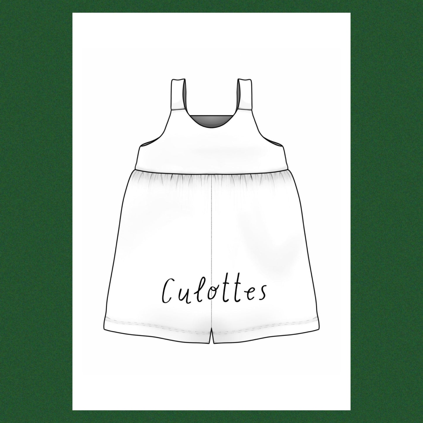 Culottes-emerald