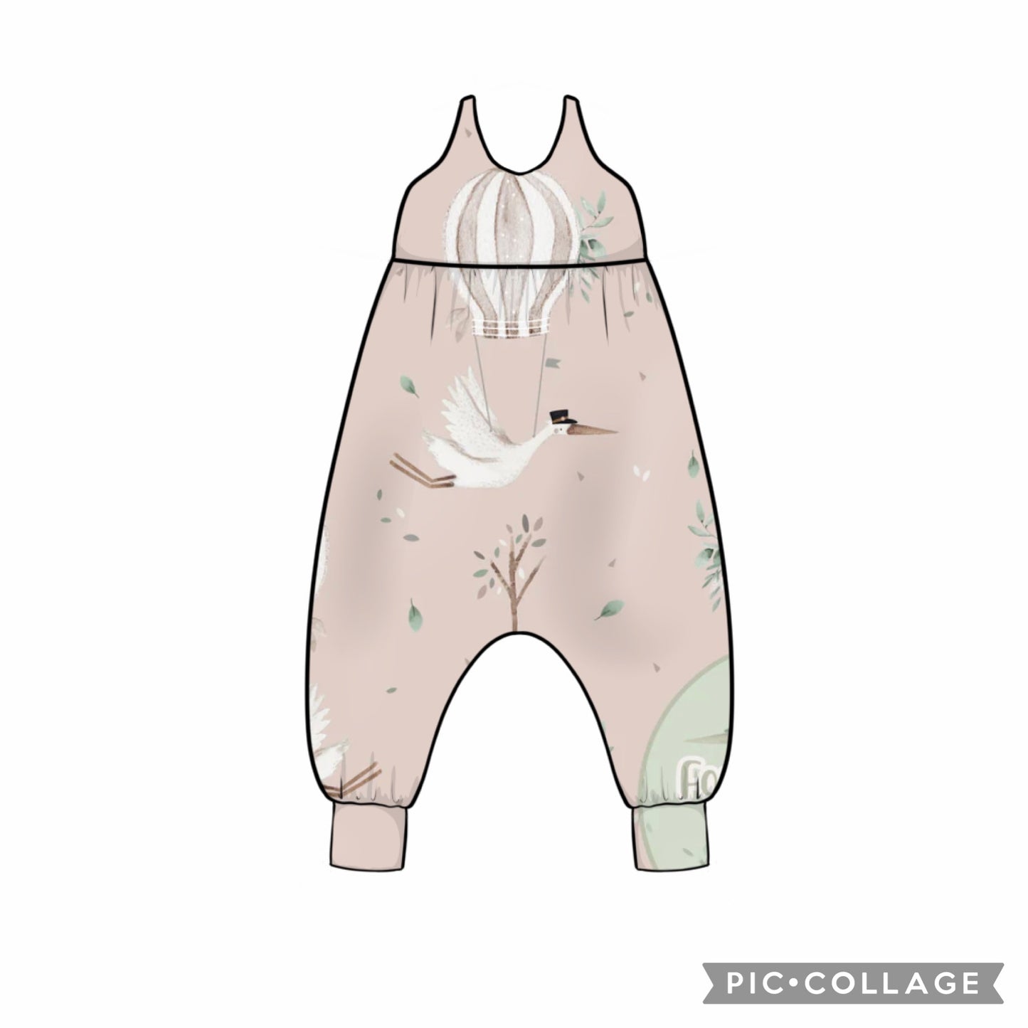 LONG GATHERED BUBBLE ROMPER