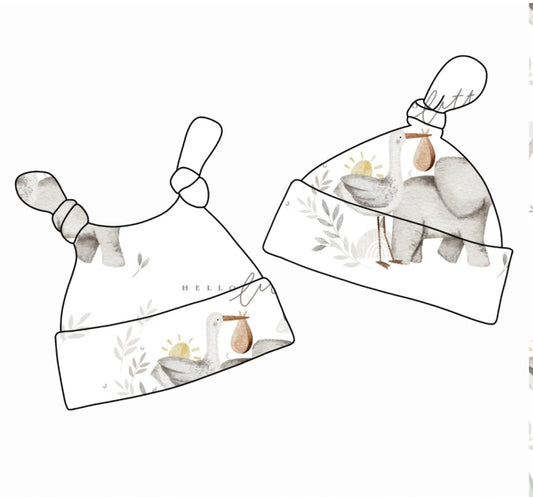 Knotted hats- elephants