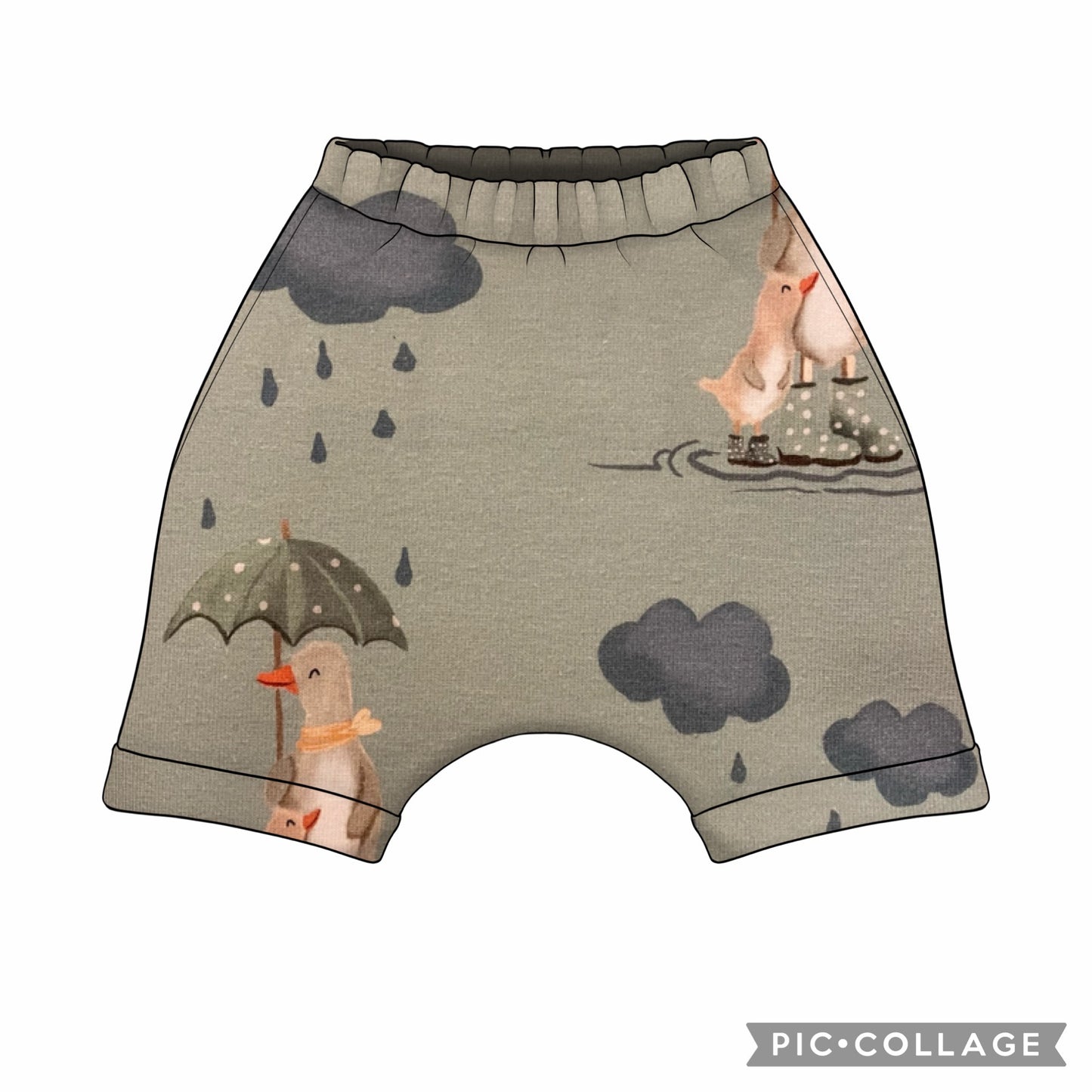 ROLLED HEM SHORTS